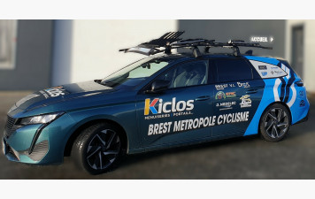🚗✨ Notre nouvelle 308 est prête à rouler pour le Kiclos Brest Métropole Cyclisme